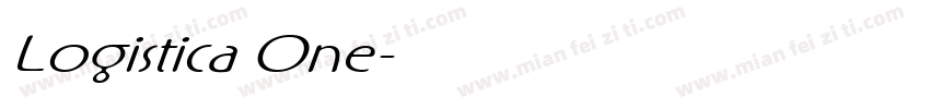 Logistica One字体转换